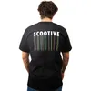 Koszulka Scootive Lines Black (miniatura)